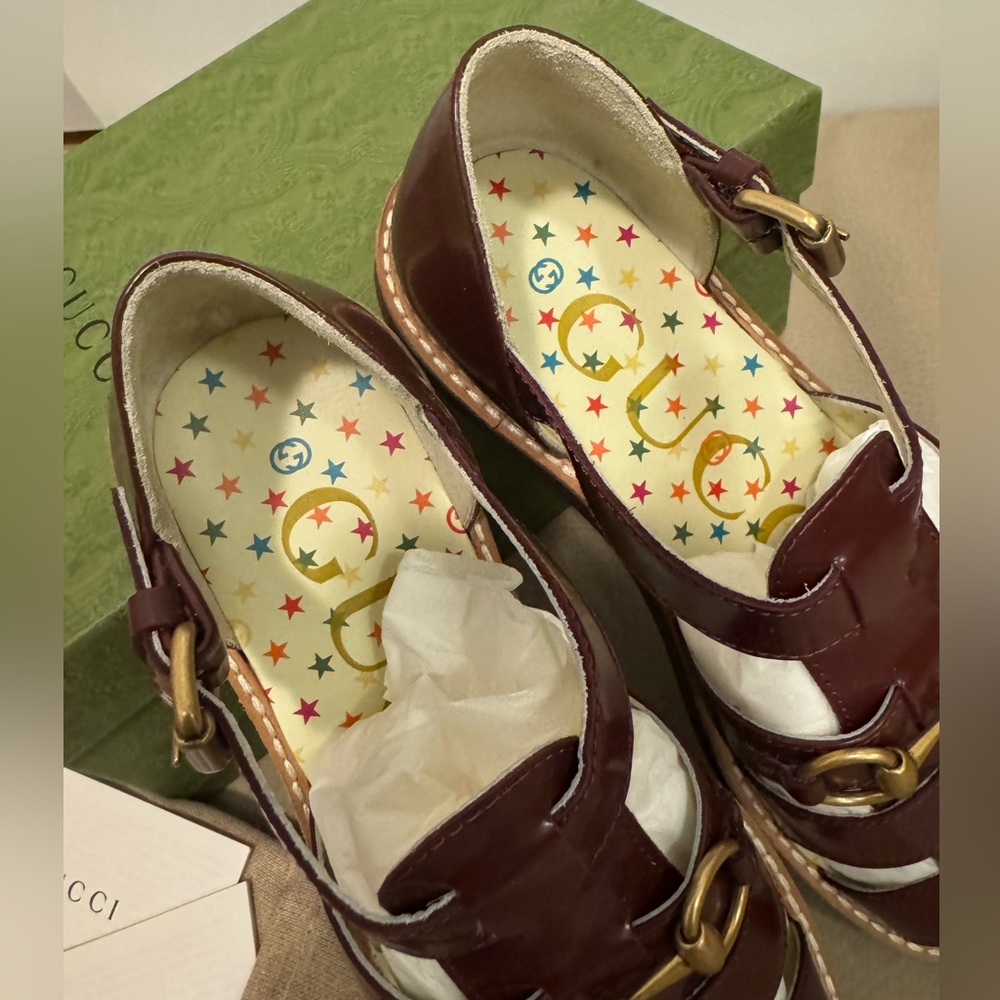 Gucci Kids Fisherman Sandals size 31 - Picture 2 of 4